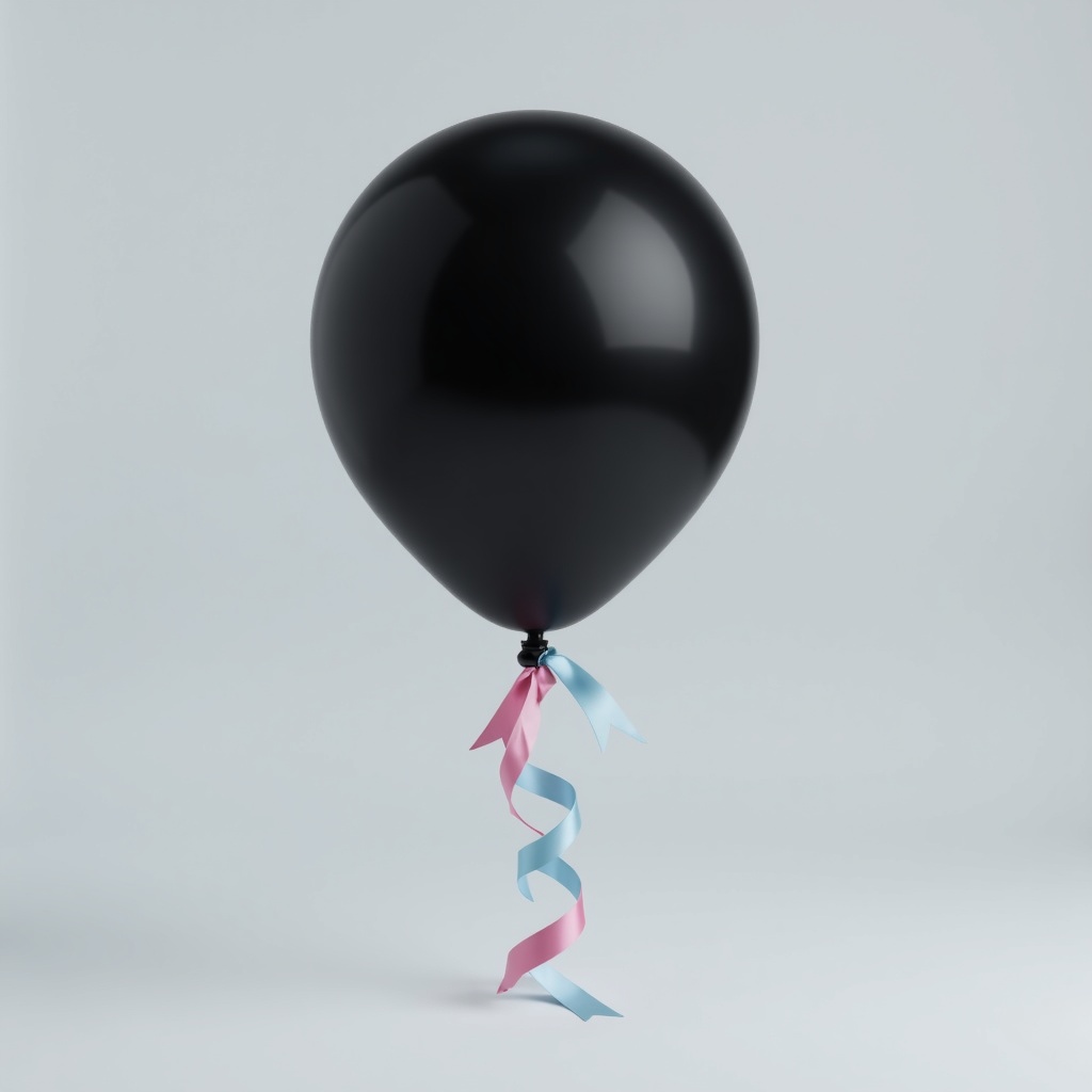 Gender reveal balloon