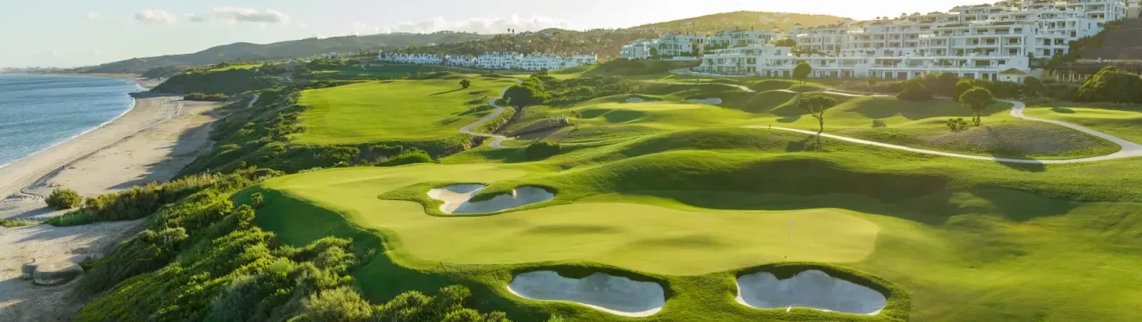 The seaside links at La Hacienda Golf Resort, San Roque, on Spain's Costa del Sol